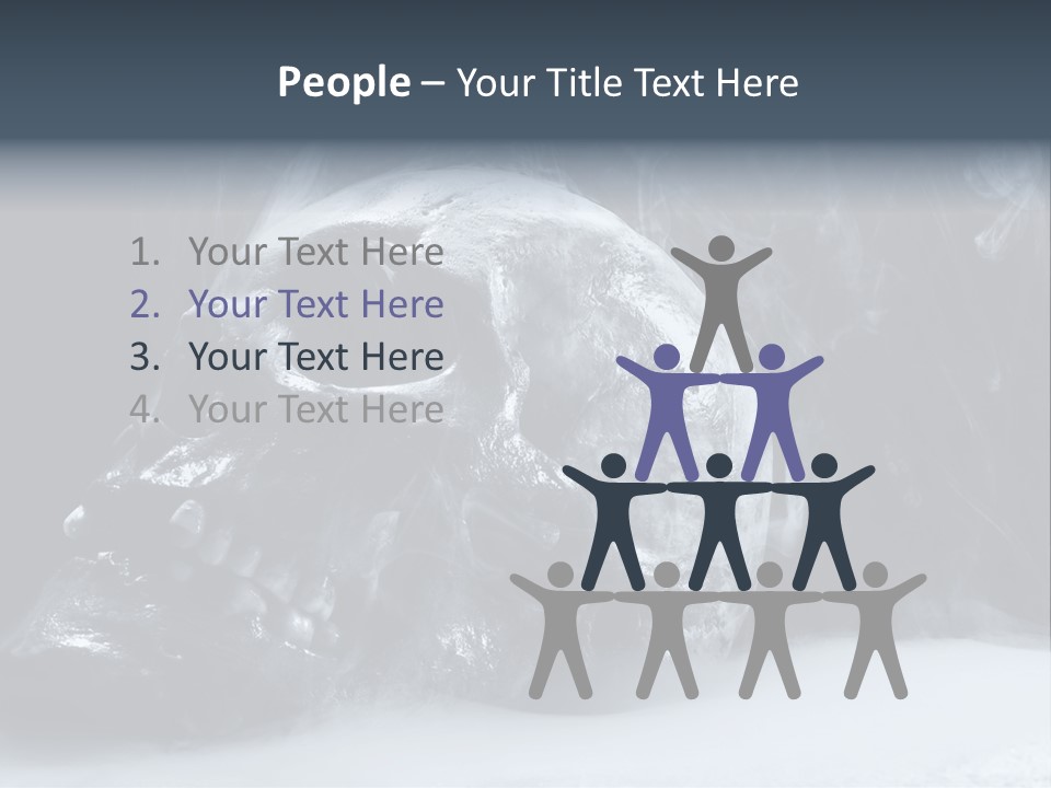 Human Halloween Smoky PowerPoint Template