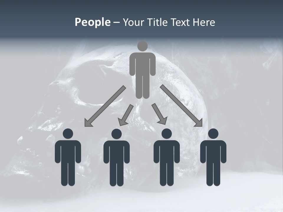 Human Halloween Smoky PowerPoint Template