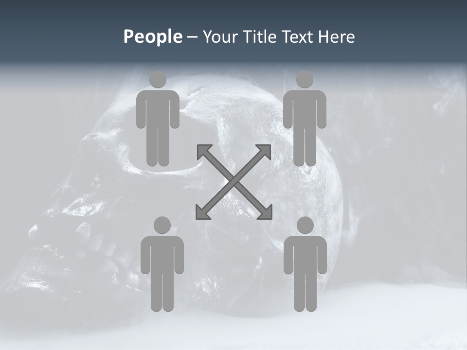 Human Halloween Smoky PowerPoint Template