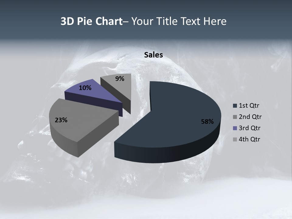 Human Halloween Smoky PowerPoint Template