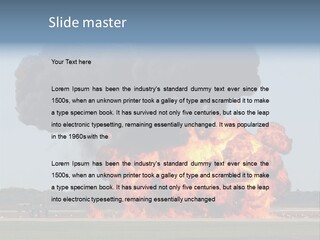 Accident Fire Inferno PowerPoint Template