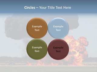 Accident Fire Inferno PowerPoint Template