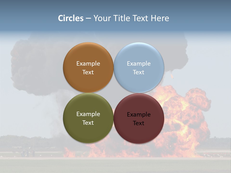 Accident Fire Inferno PowerPoint Template