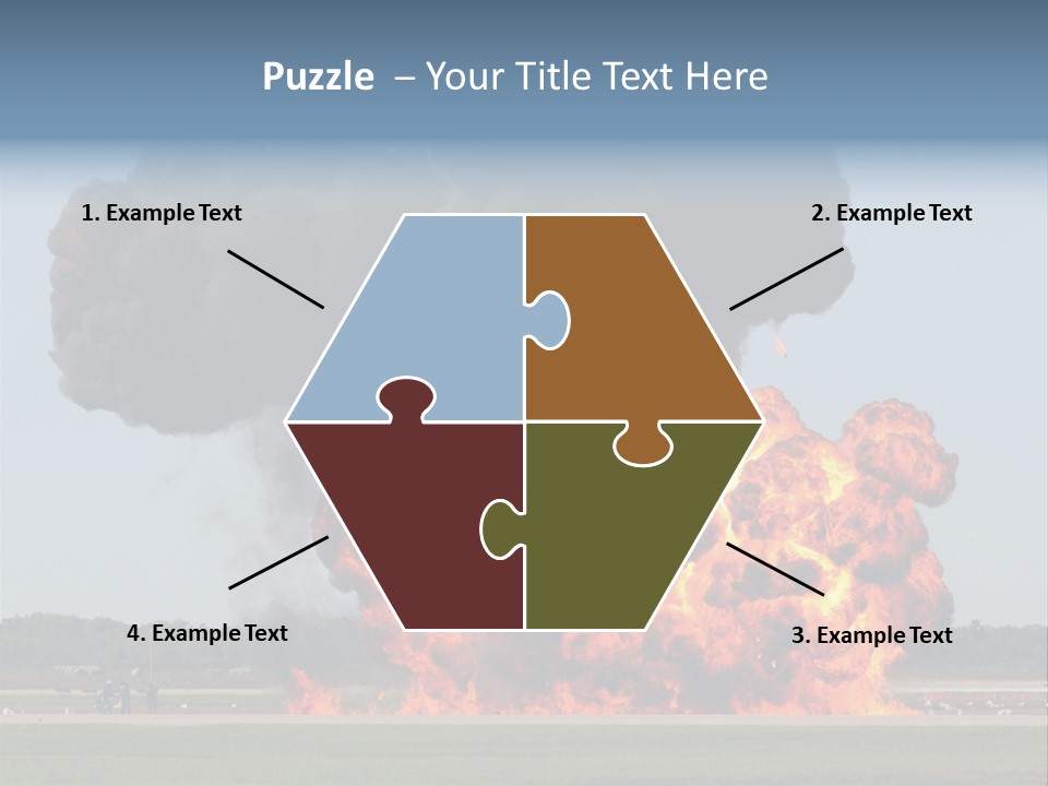 Accident Fire Inferno PowerPoint Template