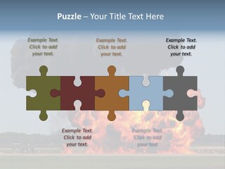 Accident Fire Inferno PowerPoint Template