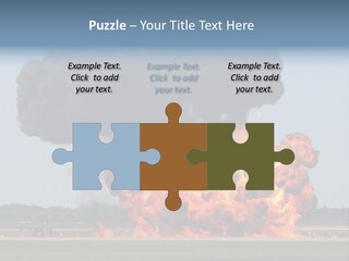 Accident Fire Inferno PowerPoint Template