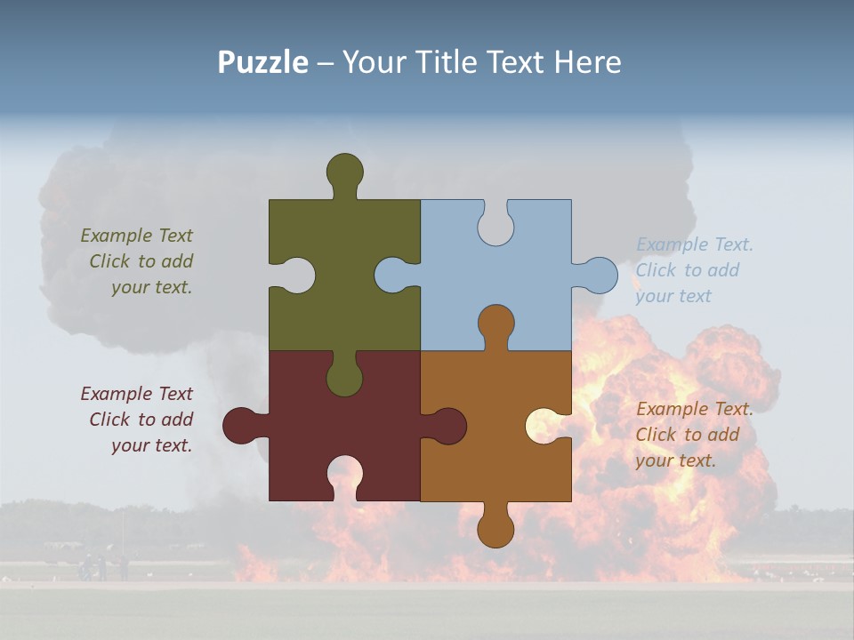 Accident Fire Inferno PowerPoint Template