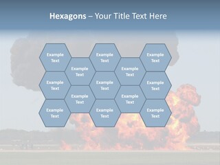 Accident Fire Inferno PowerPoint Template