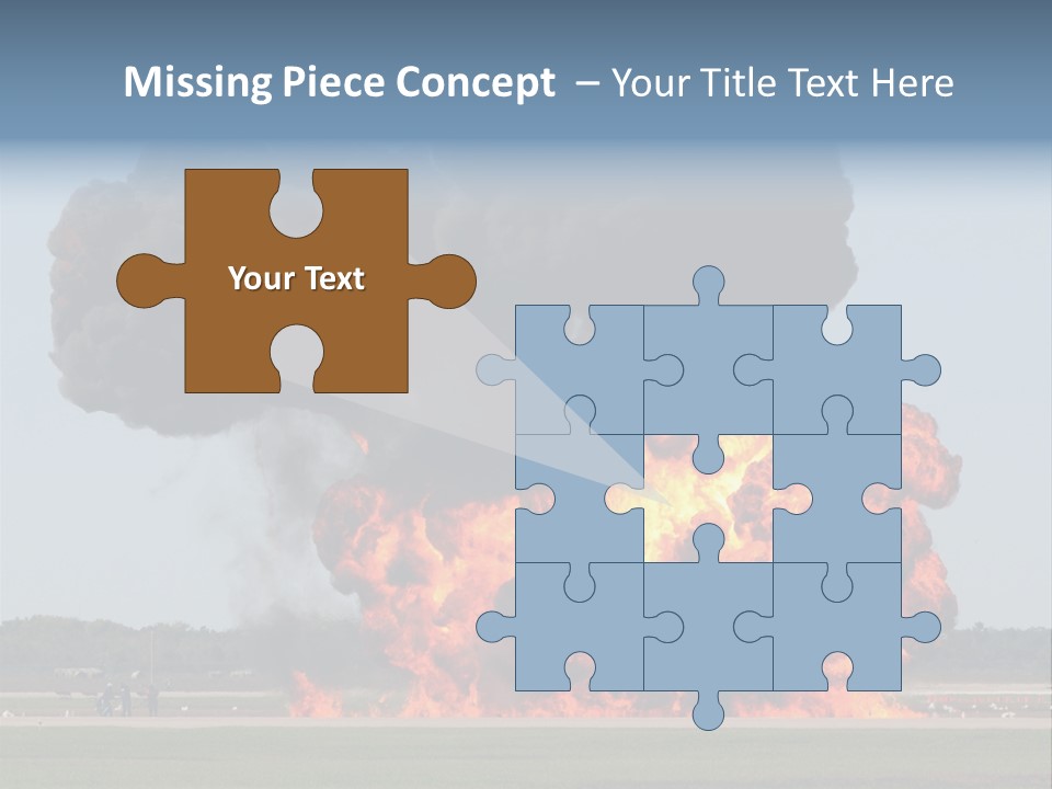 Accident Fire Inferno PowerPoint Template