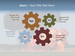 Accident Fire Inferno PowerPoint Template