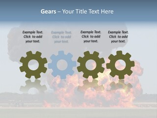 Accident Fire Inferno PowerPoint Template