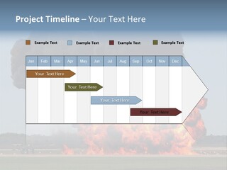 Accident Fire Inferno PowerPoint Template