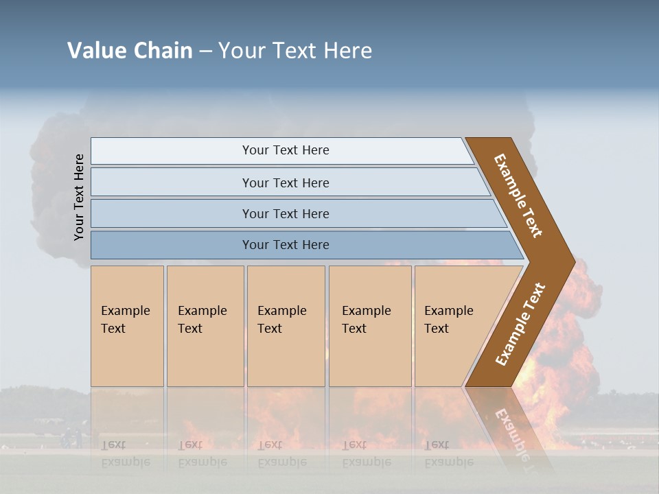 Accident Fire Inferno PowerPoint Template