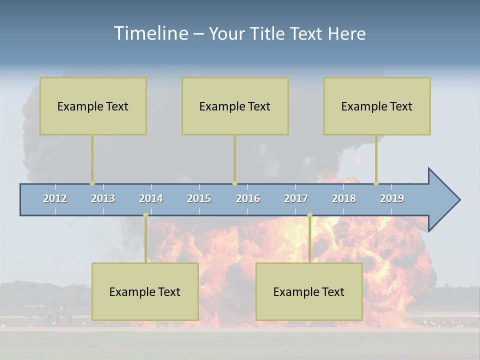Accident Fire Inferno PowerPoint Template
