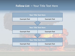 Accident Fire Inferno PowerPoint Template
