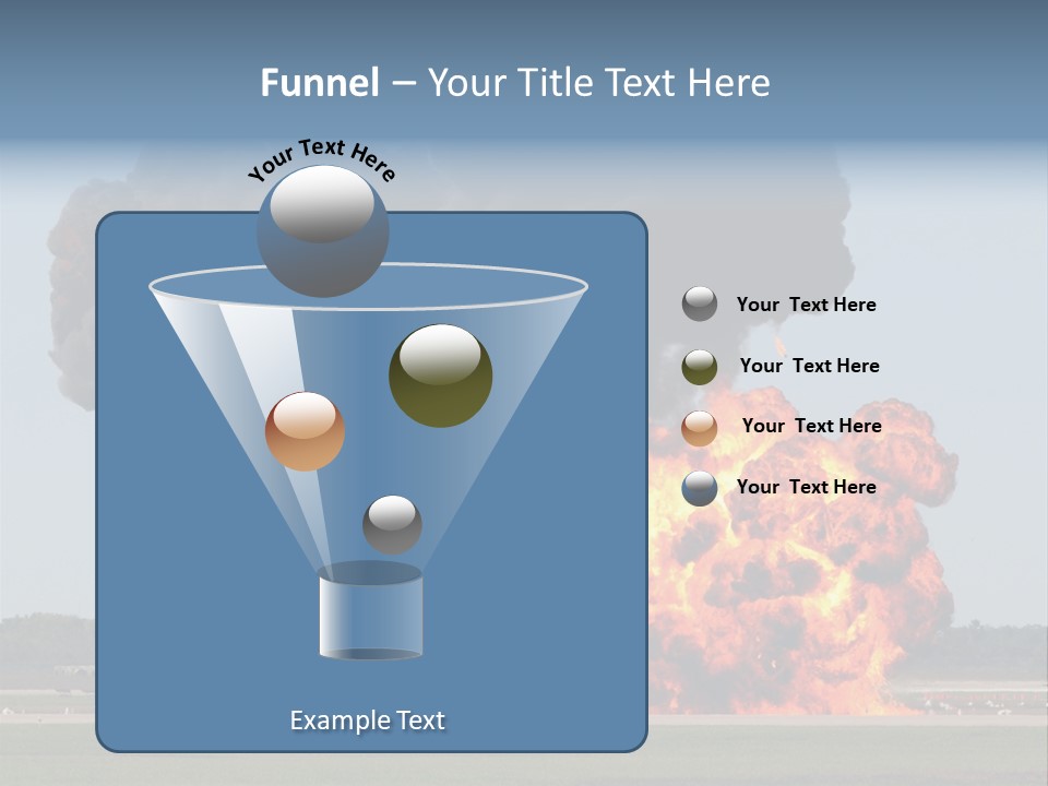 Accident Fire Inferno PowerPoint Template