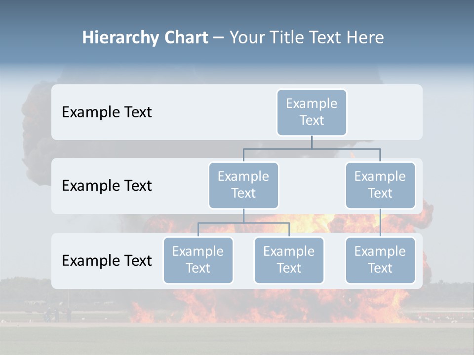 Accident Fire Inferno PowerPoint Template