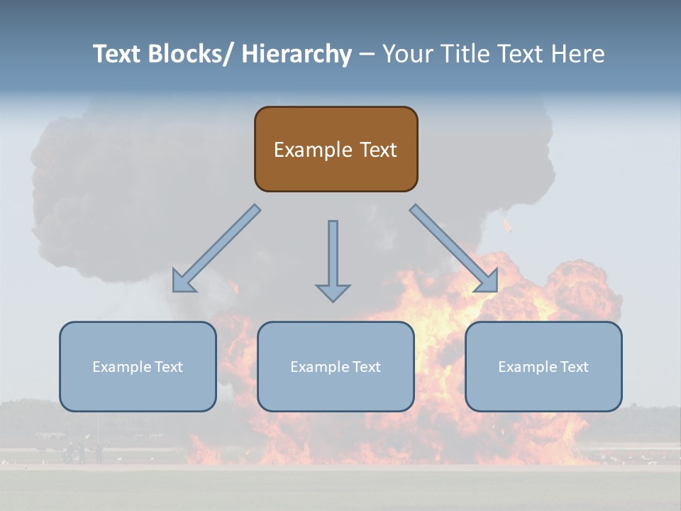 Accident Fire Inferno PowerPoint Template