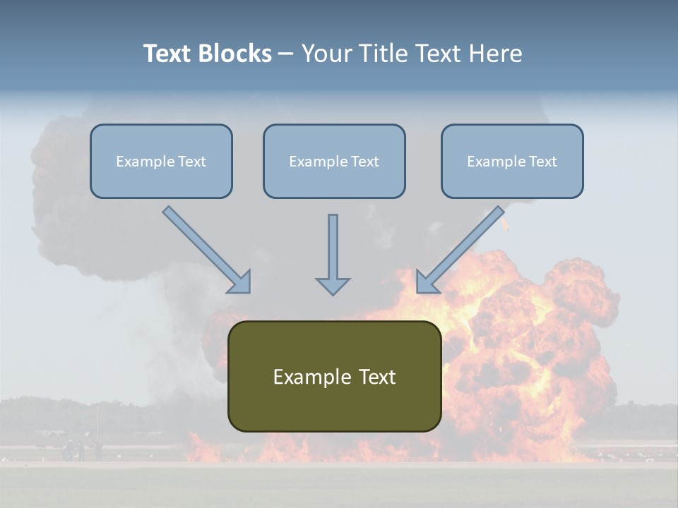 Accident Fire Inferno PowerPoint Template