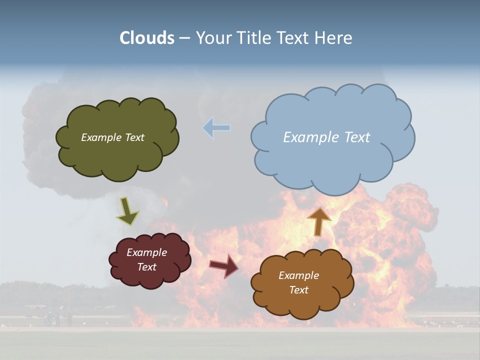 Accident Fire Inferno PowerPoint Template