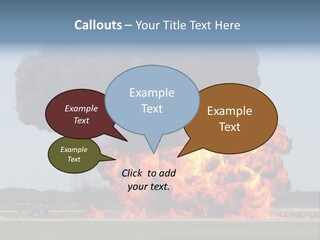 Accident Fire Inferno PowerPoint Template