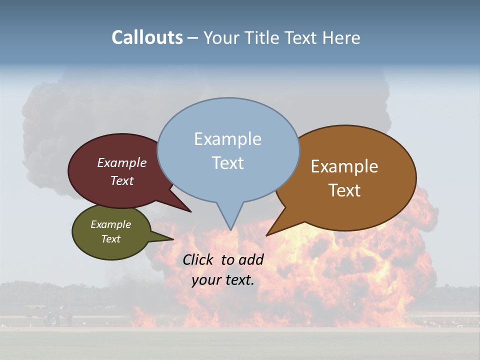 Accident Fire Inferno PowerPoint Template