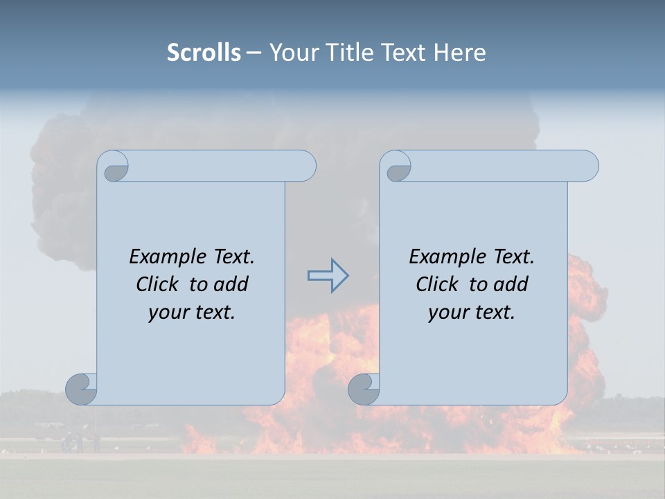Accident Fire Inferno PowerPoint Template