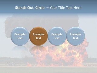 Accident Fire Inferno PowerPoint Template