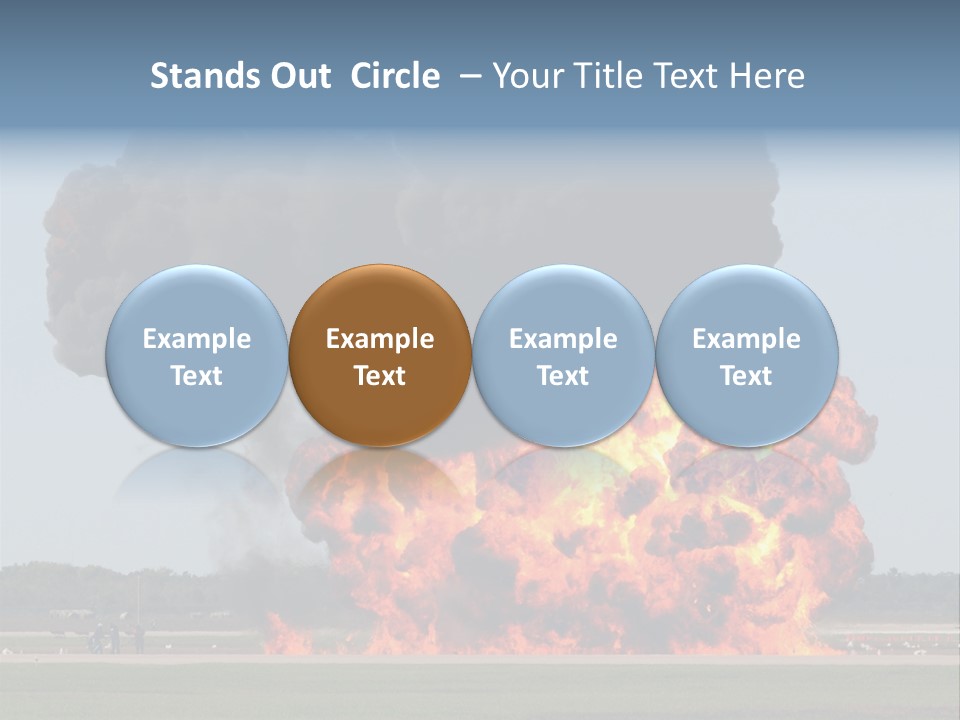 Accident Fire Inferno PowerPoint Template