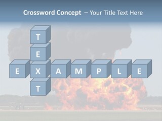 Accident Fire Inferno PowerPoint Template