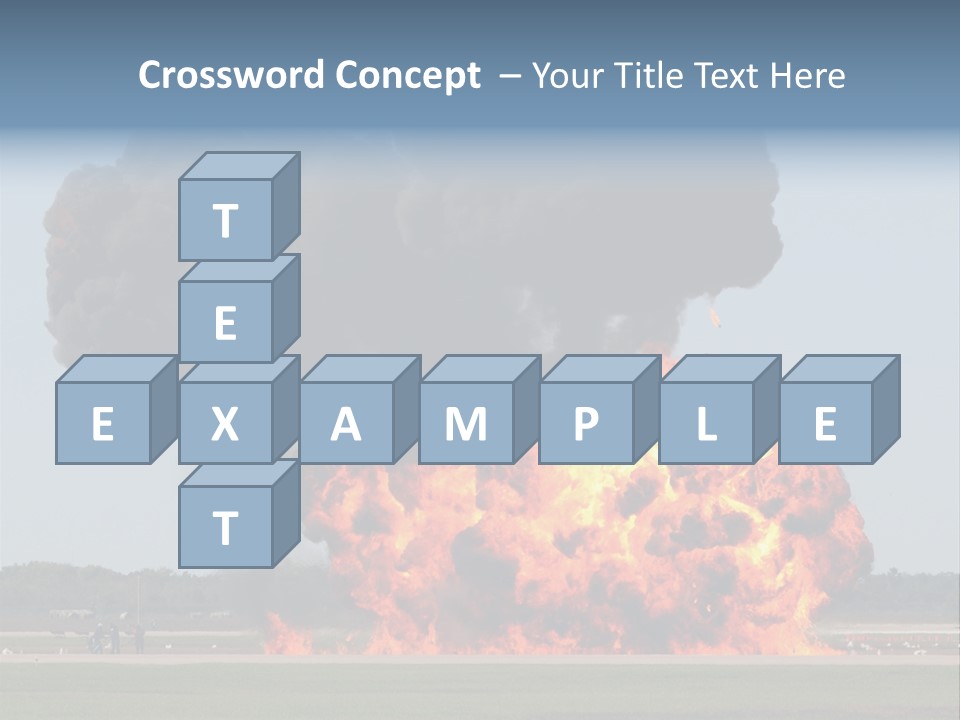 Accident Fire Inferno PowerPoint Template
