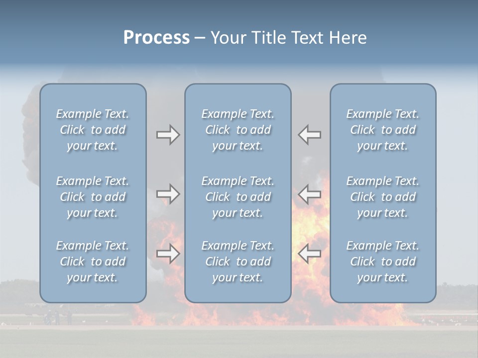 Accident Fire Inferno PowerPoint Template