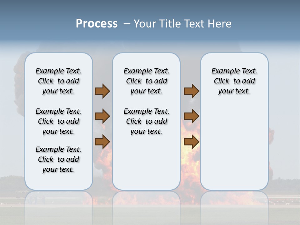 Accident Fire Inferno PowerPoint Template