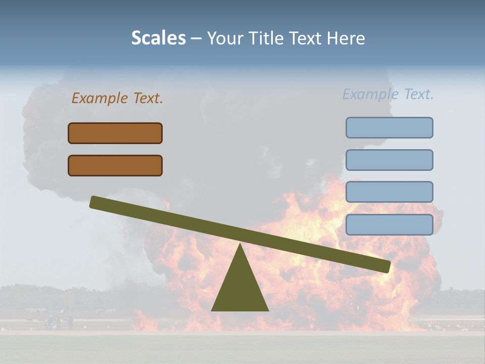 Accident Fire Inferno PowerPoint Template
