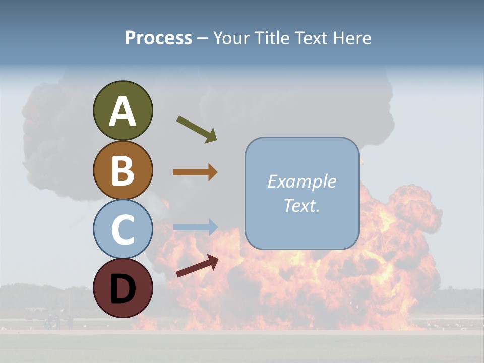 Accident Fire Inferno PowerPoint Template