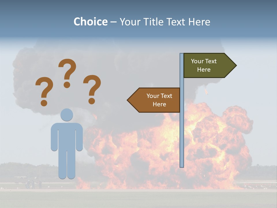 Accident Fire Inferno PowerPoint Template