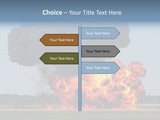 Accident Fire Inferno PowerPoint Template