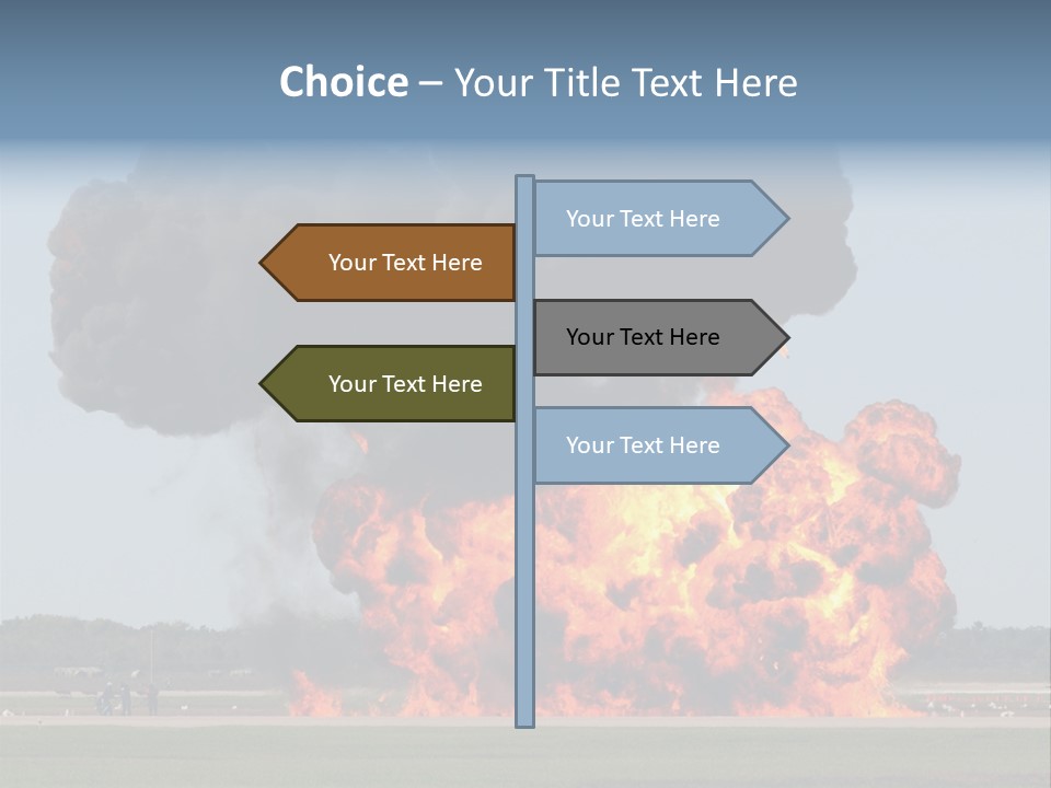 Accident Fire Inferno PowerPoint Template