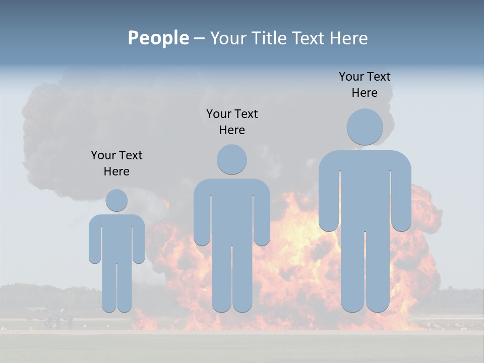 Accident Fire Inferno PowerPoint Template