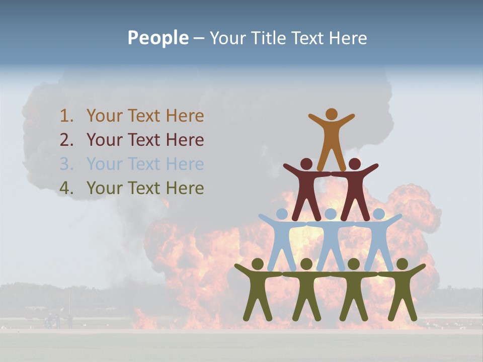 Accident Fire Inferno PowerPoint Template