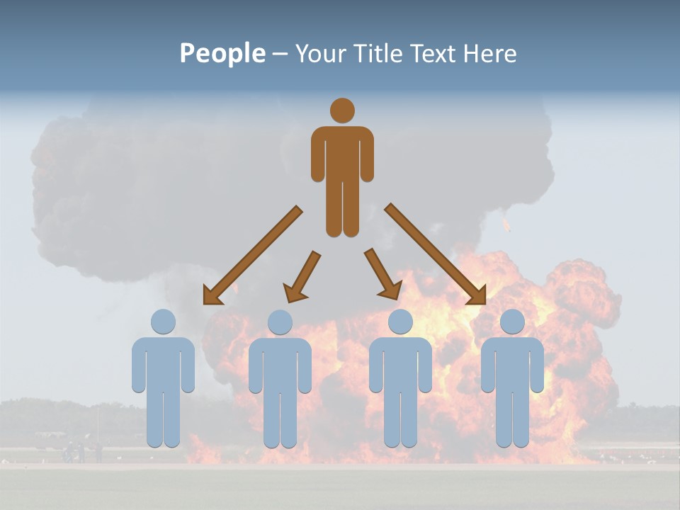 Accident Fire Inferno PowerPoint Template