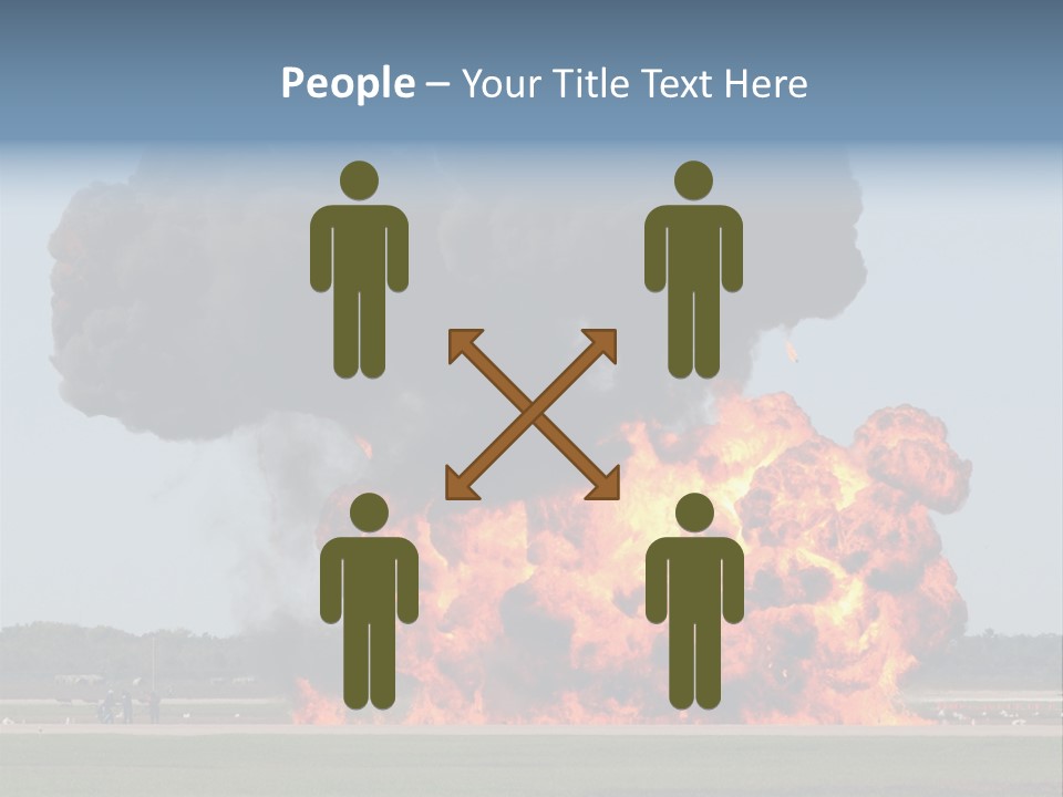 Accident Fire Inferno PowerPoint Template