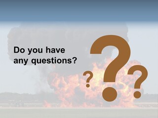 Accident Fire Inferno PowerPoint Template