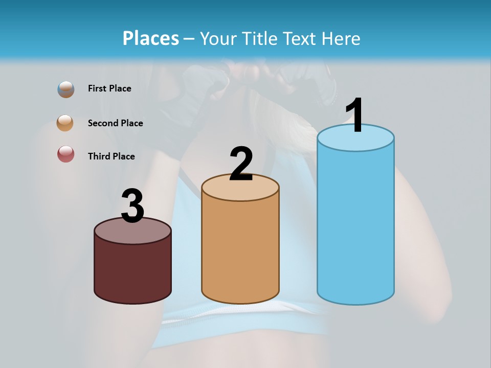 Athletic Lifting Health PowerPoint Template