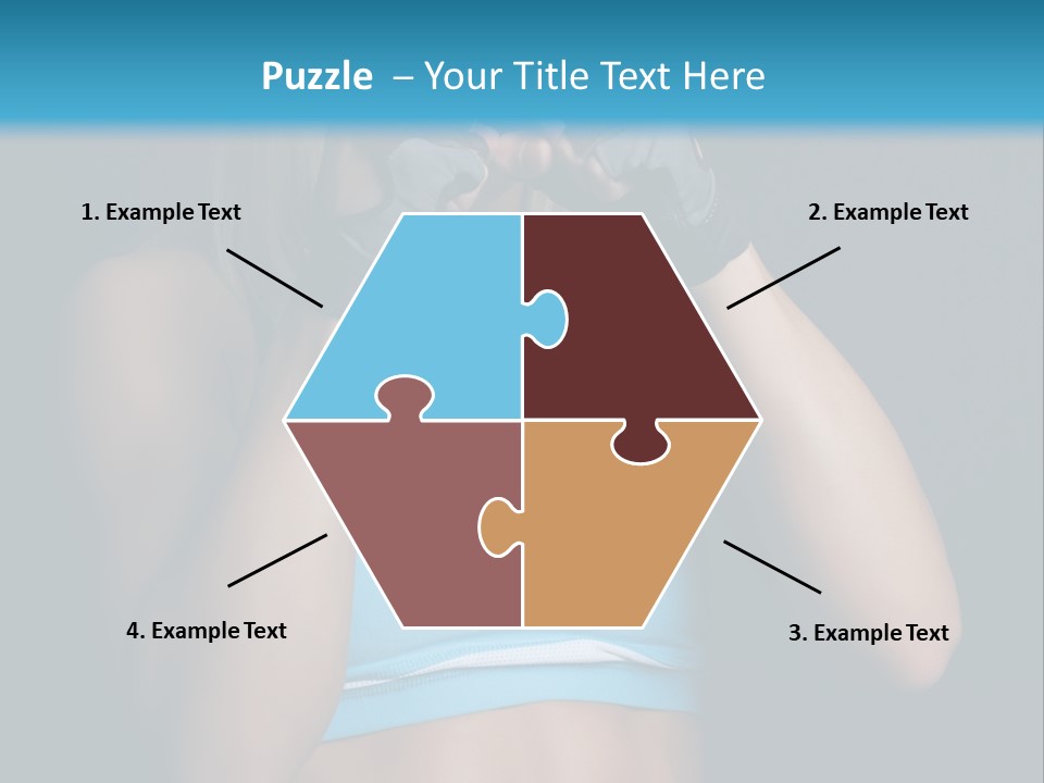 Athletic Lifting Health PowerPoint Template