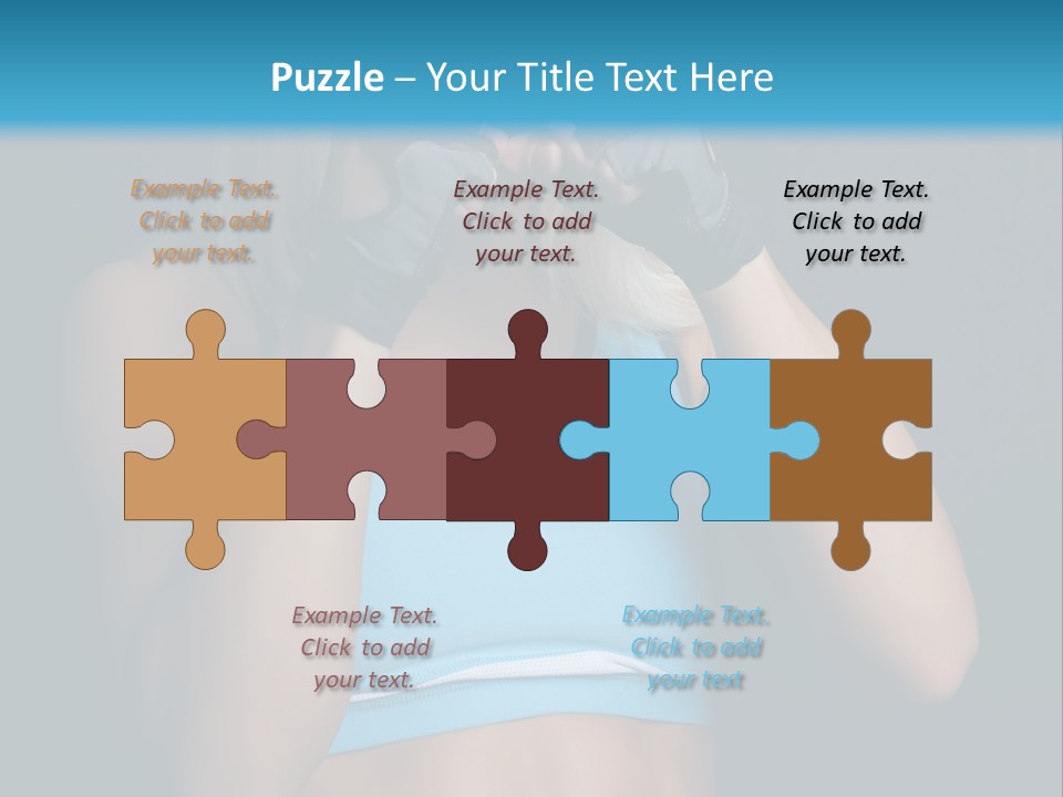 Athletic Lifting Health PowerPoint Template