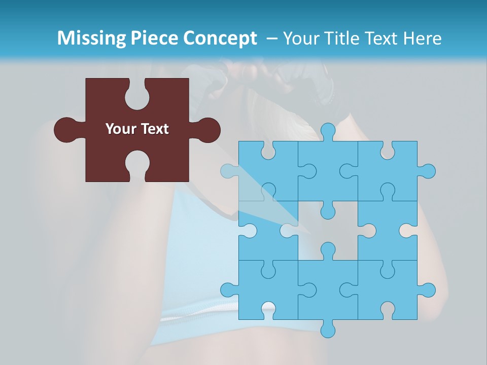 Athletic Lifting Health PowerPoint Template