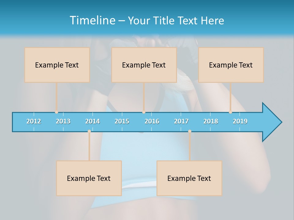 Athletic Lifting Health PowerPoint Template