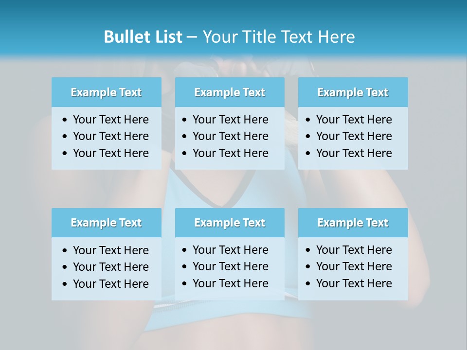 Athletic Lifting Health PowerPoint Template