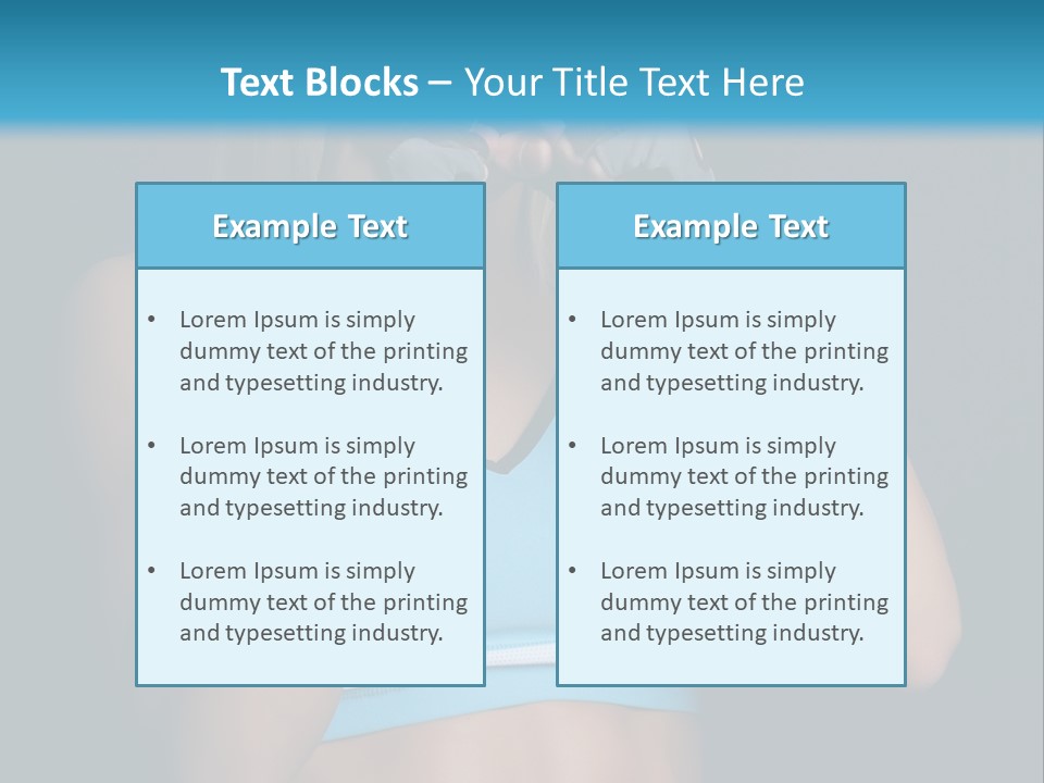Athletic Lifting Health PowerPoint Template